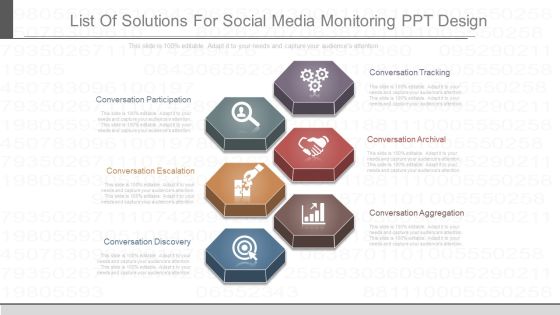 List Of Solutions For Social Media Monitoring Ppt Design List Of Solutions For Social Media Monitoring Ppt Design