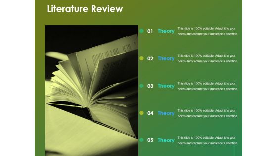 Literature Review Ppt Powerpoint Presentation Show Format