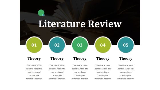 Literature Review Ppt PowerPoint Presentation Visual Aids Show