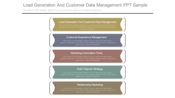 Load Generation And Customer Data Management Ppt Sample Load Generation And Customer Data Management Ppt Sample