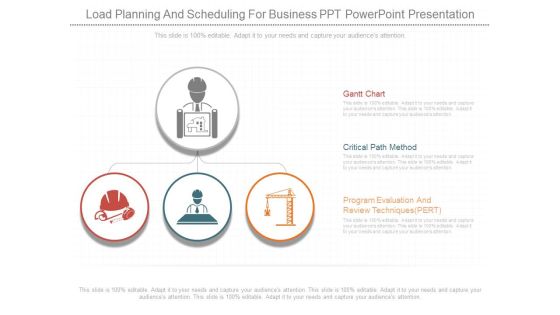 Load Planning And Scheduling For Business Ppt Powerpoint Presentation