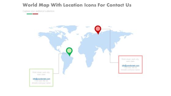 Location Information Of Global Offices PowerPoint Slides Location Information Of Global Offices PowerPoint Slides