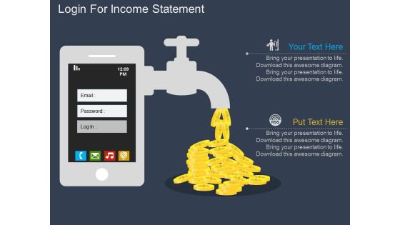 Login For Income Statement Powerpoint Template Login For Income Statement Powerpoint Template