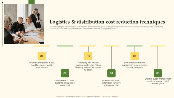 Logistics And Distribution Cost Reduction Techniques Introduction PDF Logistics And Distribution Cost Reduction Techniques Introduction PDF