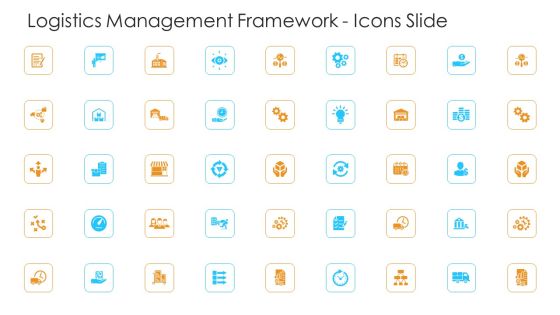 Logistics Management Framework Icons Slide Guidelines PDF Logistics Management Framework Icons Slide Guidelines PDF