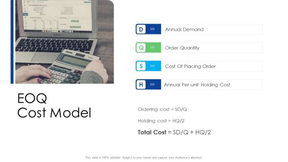Logistics Management Services EOQ Cost Model Mockup PDF Logistics Management Services EOQ Cost Model Mockup PDF