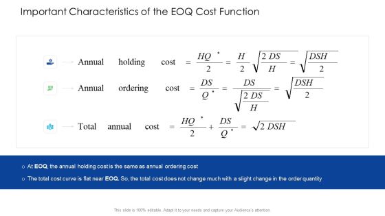 Logistics Management Services Important Characteristics Of The EOQ Cost Function Structure PDF Logistics Management Services Important Characteristics Of The EOQ Cost Function Structure PDF