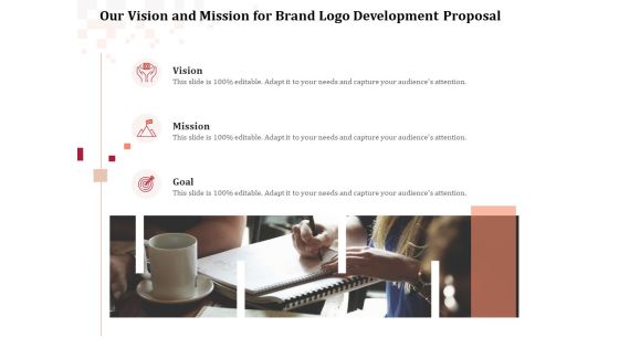 Logo Design Our Vision And Mission For Brand Logo Development Proposal Template PDF Logo Design Our Vision And Mission For Brand Logo Development Proposal Template PDF
