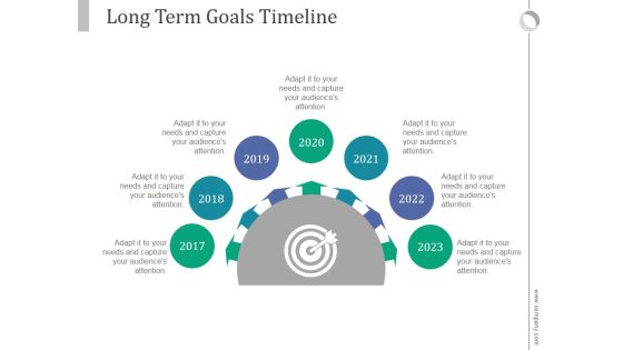 Long Term Goals Timeline Ppt PowerPoint Presentation Backgrounds
