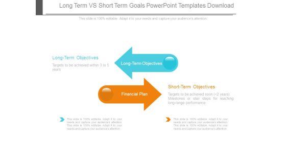 Long Term Vs Short Term Goals Powerpoint Templates Download Long Term Vs Short Term Goals Powerpoint Templates Download