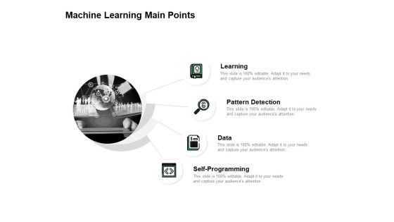 Machine Learning Main Points Ppt PowerPoint Presentation Pictures Show Machine Learning Main Points Ppt PowerPoint Presentation Pictures Show