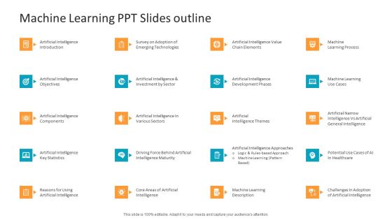 Machine Learning PPT Slides Machine Learning PPT Slides Outline Inspiration PDF