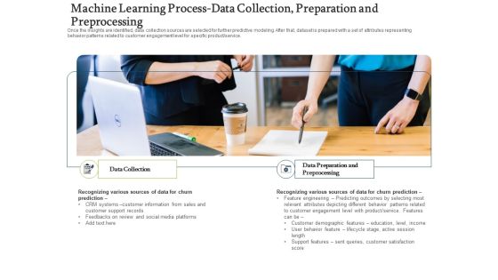 Machine Learning Process Data Collection Preparation And Preprocessing Infographics PDF Machine Learning Process Data Collection Preparation And Preprocessing Infographics PDF