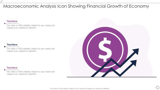 Macroeconomic Analysis Icon Showing Financial Growth Of Economy Elements PDF Macroeconomic Analysis Icon Showing Financial Growth Of Economy Elements PDF