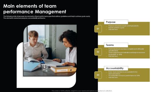 Main Elements Of Team Performance Management Slides PDF Main Elements Of Team Performance Management Slides PDF