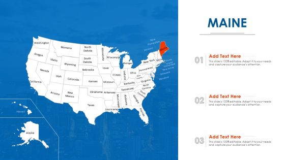 Maine Map PowerPoint Presentation Ppt Template PDF Maine Map PowerPoint Presentation Ppt Template PDF