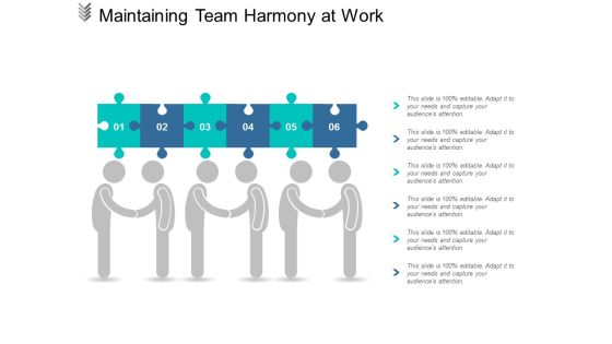 Maintaining Team Harmony At Work Ppt Powerpoint Presentation Ideas Elements Maintaining Team Harmony At Work Ppt Powerpoint Presentation Ideas Elements