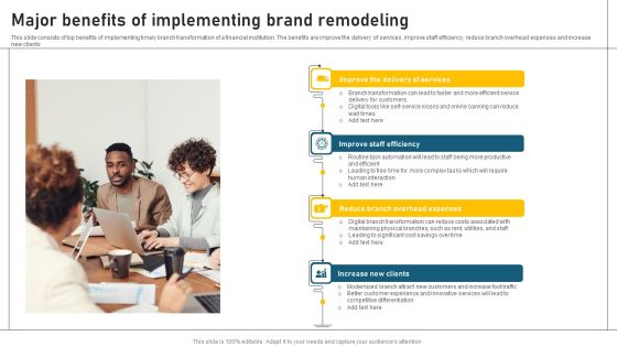 Major Benefits Of Implementing Brand Remodeling Elements PDF