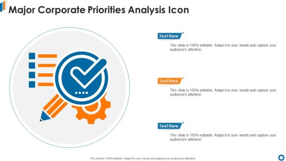 Major Corporate Priorities Analysis Icon Infographics PDF Major Corporate Priorities Analysis Icon Infographics PDF