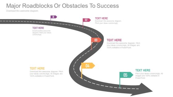Major Roadblocks Or Obstacles To Success Ppt Slides Major Roadblocks Or Obstacles To Success Ppt Slides