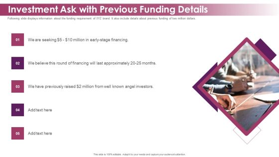 Makeup And Skincare Brand Investment Ask With Previous Funding Details Information PDF Makeup And Skincare Brand Investment Ask With Previous Funding Details Information PDF