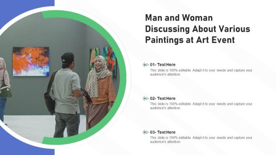 Man And Woman Discussing About Various Paintings At Art Event Ppt Styles Layouts PDF Man And Woman Discussing About Various Paintings At Art Event Ppt Styles Layouts PDF