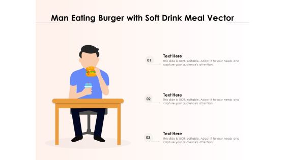 Man Eating Burger With Soft Drink Meal Vector Ppt PowerPoint Presentation Gallery Outline PDF Man Eating Burger With Soft Drink Meal Vector Ppt PowerPoint Presentation Gallery Outline PDF