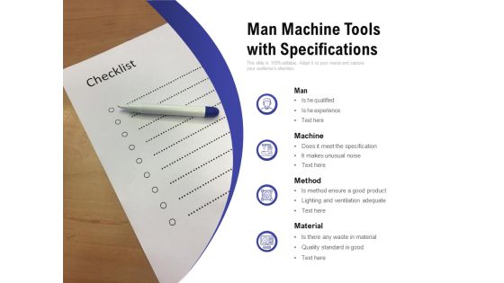 Man Machine Tools With Specifications Ppt PowerPoint Presentation Gallery Aids PDF Man Machine Tools With Specifications Ppt PowerPoint Presentation Gallery Aids PDF