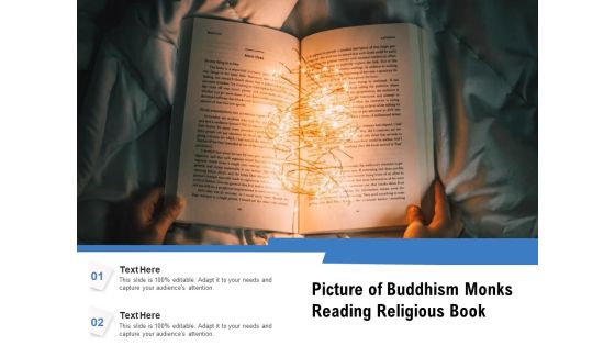 Man Reading Book In String Lights Ppt PowerPoint Presentation Pictures Slides PDF