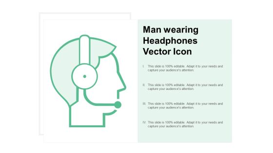 Man Wearing Headphones Vector Icon Ppt PowerPoint Presentation Pictures Man Wearing Headphones Vector Icon Ppt PowerPoint Presentation Pictures