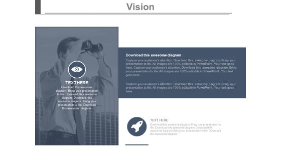 Man With Binoculars For Future Vision Layout Powerpoint Slides Man With Binoculars For Future Vision Layout Powerpoint Slides