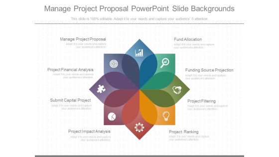 Manage Project Proposal Powerpoint Slide Backgrounds