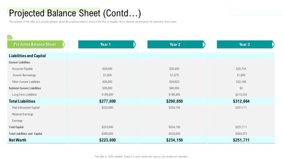 Management Acquisition As Exit Strategy Ownership Transfer Projected Balance Sheet Contd Information PDF Management Acquisition As Exit Strategy Ownership Transfer Projected Balance Sheet Contd Information PDF