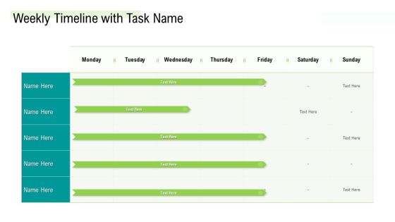 Management Acquisition As Exit Strategy Ownership Transfer Weekly Timeline With Task Name Professional PDF Management Acquisition As Exit Strategy Ownership Transfer Weekly Timeline With Task Name Professional PDF