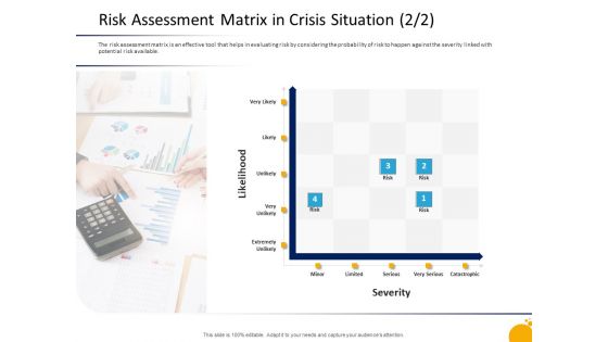 Management Program Presentation Risk Assessment Matrix In Crisis Situation Severity Topics PDF Management Program Presentation Risk Assessment Matrix In Crisis Situation Severity Topics PDF