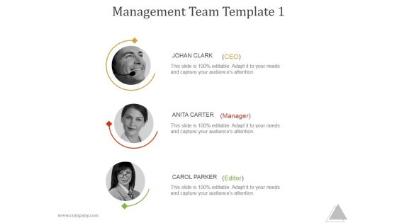Management Team Template 1 Ppt PowerPoint Presentation Show Management Team Template 1 Ppt PowerPoint Presentation Show