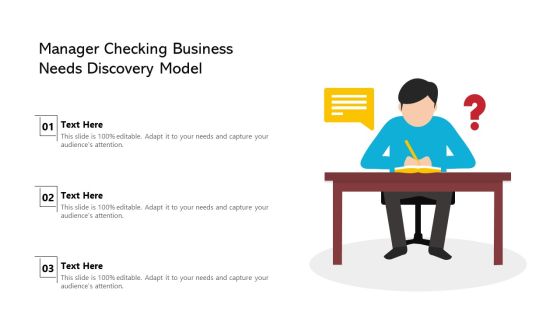 Manager Checking Business Needs Discovery Model Ppt Model Sample PDF Manager Checking Business Needs Discovery Model Ppt Model Sample PDF