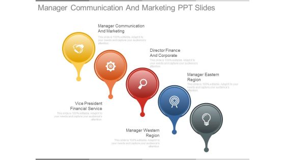 Manager Communication And Marketing Ppt Slides