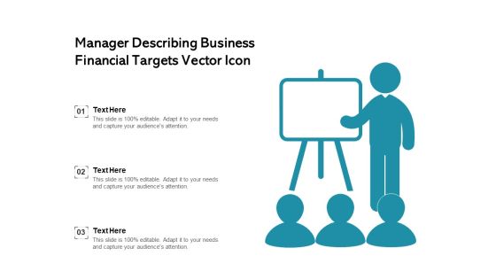 Manager Describing Business Financial Targets Vector Icon Ppt PowerPoint Presentation File Portfolio PDF Manager Describing Business Financial Targets Vector Icon Ppt PowerPoint Presentation File Portfolio PDF