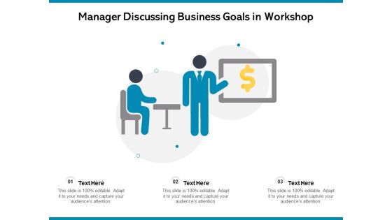 Manager Discussing Business Goals In Workshop Ppt PowerPoint Presentation Show Vector PDF Manager Discussing Business Goals In Workshop Ppt PowerPoint Presentation Show Vector PDF