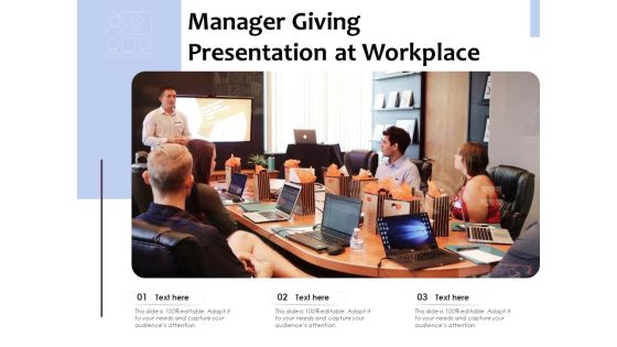 Manager Giving Presentation At Workplace Ppt PowerPoint Presentation Pictures Microsoft PDF Manager Giving Presentation At Workplace Ppt PowerPoint Presentation Pictures Microsoft PDF