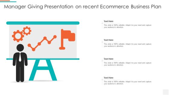 Manager Giving Presentation On Recent Ecommerce Business Plan Rules PDF Manager Giving Presentation On Recent Ecommerce Business Plan Rules PDF