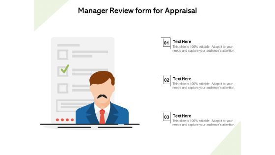 Manager Review Form For Appraisal Ppt PowerPoint Presentation File Visuals PDF Manager Review Form For Appraisal Ppt PowerPoint Presentation File Visuals PDF