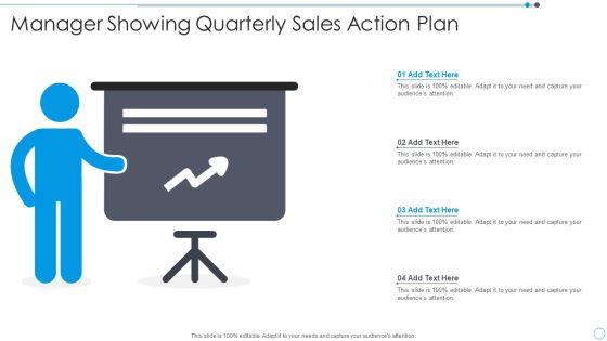 Manager Showing Quarterly Sales Action Plan Information PDF Manager Showing Quarterly Sales Action Plan Information PDF