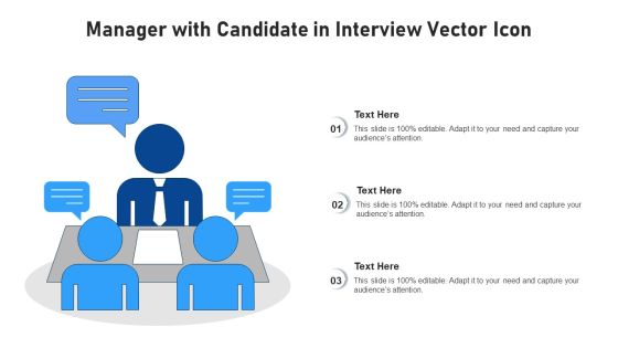 Manager With Candidate In Interview Vector Icon Ppt Inspiration Smartart PDF