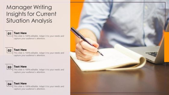 Manager Writing Insights For Current Situation Analysis Ppt Layouts Format Ideas PDF Manager Writing Insights For Current Situation Analysis Ppt Layouts Format Ideas PDF