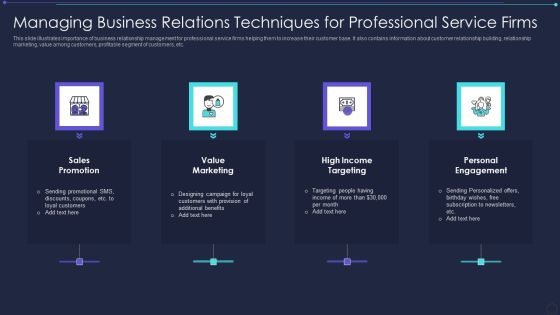 Managing Business Relations Techniques For Professional Service Firms Structure PDF Managing Business Relations Techniques For Professional Service Firms Structure PDF