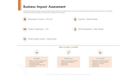 Managing Companys Online Presence Business Impact Assessment Download PDF Managing Companys Online Presence Business Impact Assessment Download PDF