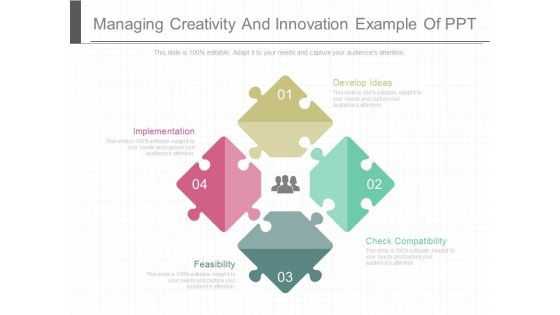 Managing Creativity And Innovation Example Of Ppt Managing Creativity And Innovation Example Of Ppt