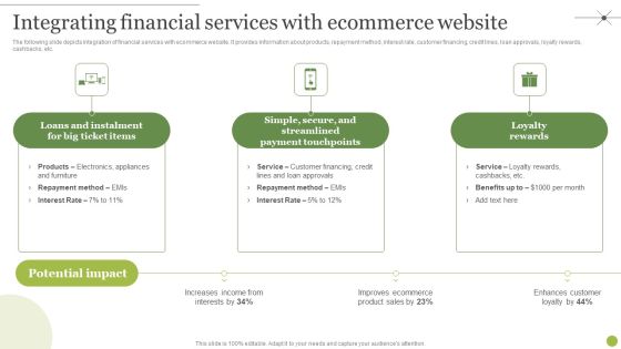 Managing E Commerce Business Accounting Integrating Financial Services With Ecommerce Website Brochure PDF Managing E Commerce Business Accounting Integrating Financial Services With Ecommerce Website Brochure PDF